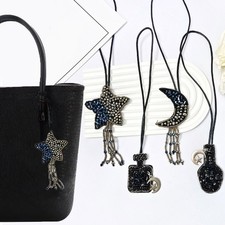 Decorative Purse Charm for Handbags with Multicolor Beads Pendant