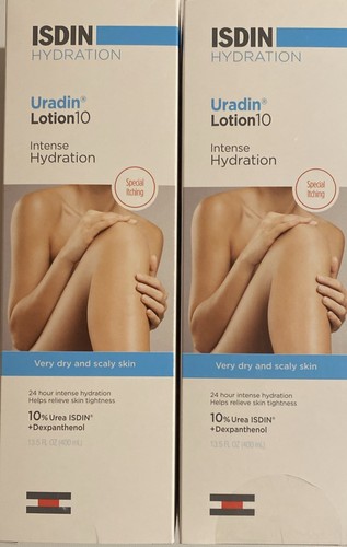 Isdin Uradin Lotion10 Intense Hydration 400ml 13.5oz Lot Of 2 Each New