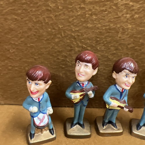 The Beatles Vintage 3,5/4" Cake Toppers Wackelköpfe Original 4er Set - Bild 4 von 7