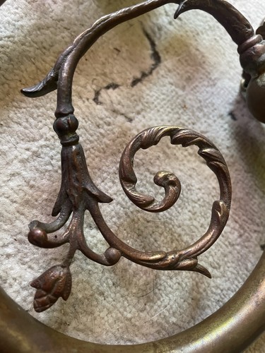 Antique Vintage Brass Victorian Gas Light Wall Sconce Adjustable Welsbach Shade - Picture 23 of 24