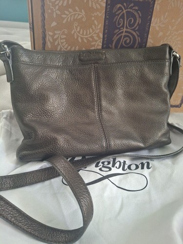 BRIGHTON Brauner Pretty Tough Jagger Umhängeorganizer in Schwarz Silber Akzenten - Bild 2 von 11