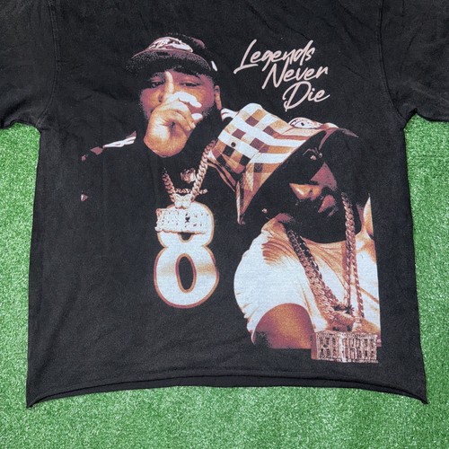 Rod Wave Legends Never Die T-Shirt Size XL Graphic Rap Tee Black Hip Hop - Picture 2 of 7