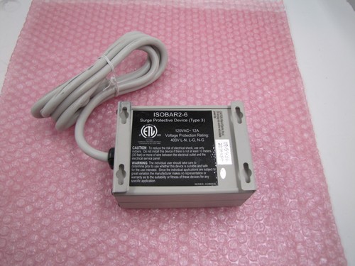 Tripp Lite ISOBAR2-6 2-Outlet Type 3 Surge Protector 6ft Cord 120V 12A - Picture 2 of 2
