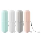 4pcs Portable Toothbrush Case Reisezahn Becher Reisezahnbürste Aufbewahrungsbox