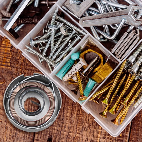 1 Set of Drill Press Return Spring Quill Spring Feed Return Coil Spring Assembly - Picture 5 of 12