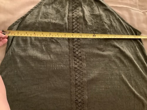 Cable & Gage Embroidered Tank Top Sleeveless Casual Blue Top Size M - Picture 10 of 12