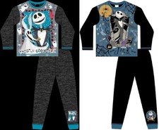 NIGHTMARE BEFORE CHRISTMAS Boys Pyjamas /  JACK SKELLINGTON PJs Sizes 5-12 Years