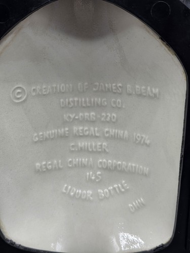 Decanter auto VINTAGE Jim Beam 1913 nero Ford modello T (1974) VUOTO - completo - Foto 12 di 12