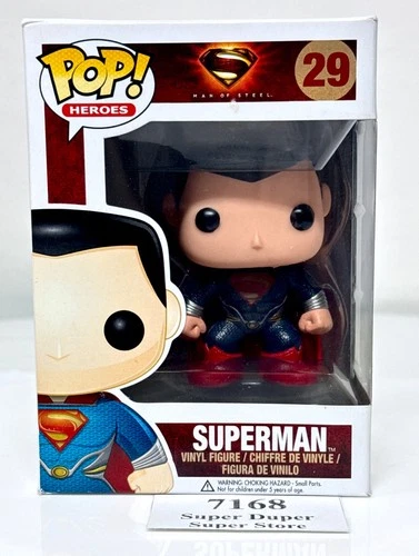 Funko Pop! - DC Heroes - 29 - Superman - Man Of Steel - Vinyl Figure