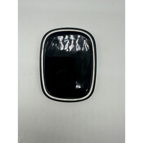 Ceramic Spoon Rest For Stove Top “Spoon Me” 4.5" x 4.5" Black - Picture 2 of 5