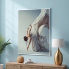 Elegant Ballerina in Flowing Dress - Ballet Photography Print - Graceful Dance