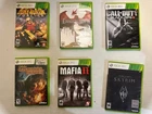 Xbox 360 Game Lot Skyrim Black Ops 2 Mafia II Dragon Age II Duke Nukem 6 Games