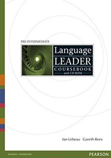 LANGUAGE LEADER PRE-INTERMEDIATE By Cotton / Kent *Excellent Condition*