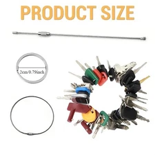 Heavy Duty 48 DIY Keys Set - Fit Multi - Brand Construction Equipment USA Seller
