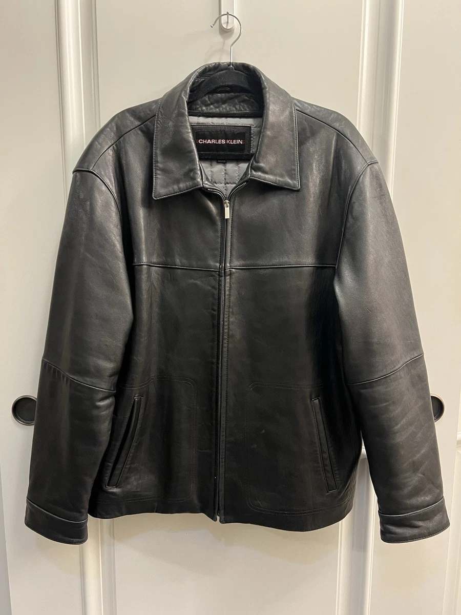 charles klein leather jacket products for sale | eBay