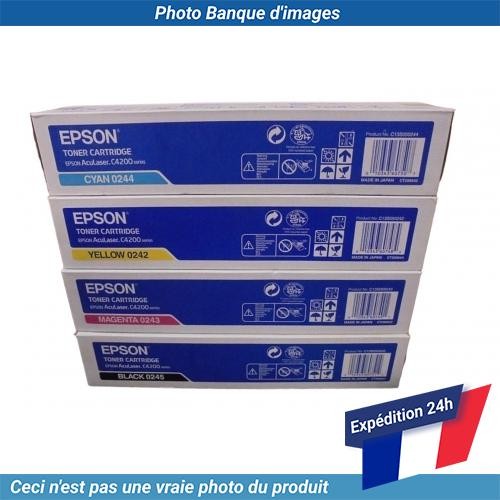Compatible avec Epson Compatible with Epson S050245 Epson 0242-0245 Toner CMYK