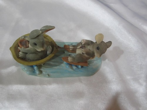 Charming Tails A Day At The Lake Figur #83/803 Friends Wasserski ohne Karton - Bild 12 von 13