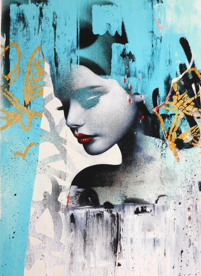 HUSH Rough Cuts 1 signed print + sticker banksy,pichiavo,shepard fairey - Image 3 of 4