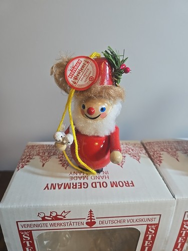 Steinbach Weihnachtsschmuck Weihnachtsmann Schneemann Bäcker 4er Set - Bild 2 von 7