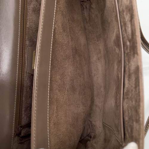 Auth Gucci Beige Leather 004.056.0181 Shoulder Bag W/Dustbag i080356 - Picture 13 of 18