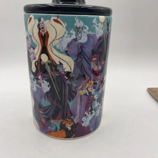 Disney Villains Ceramic Cookie Jar Canister Zrike Brands Halloween 8” Tall