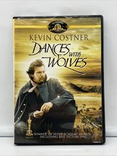 Dances with Wolves (DVD, 1990) Kevin Costner - Preloved - FREE SHIPPING