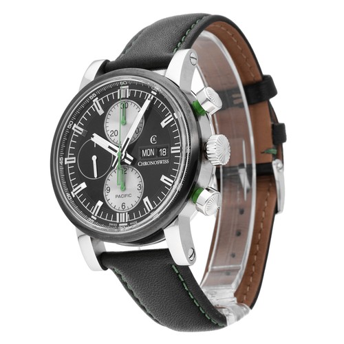 Chronoswiss Pacific Chronograph 43mm Automatic Men's Watch CH-7583B-BK - Picture 2 of 9