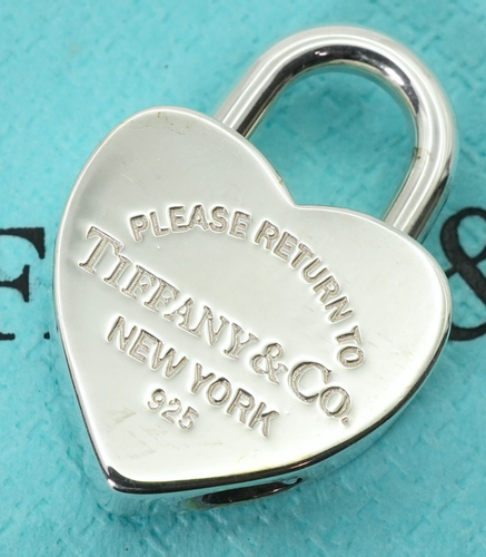 TIFFANY & CO. Regreso a Tiffany Colgante Top Plata 925 Cadena Corazón Cerradu... - Imagen 11 de 11