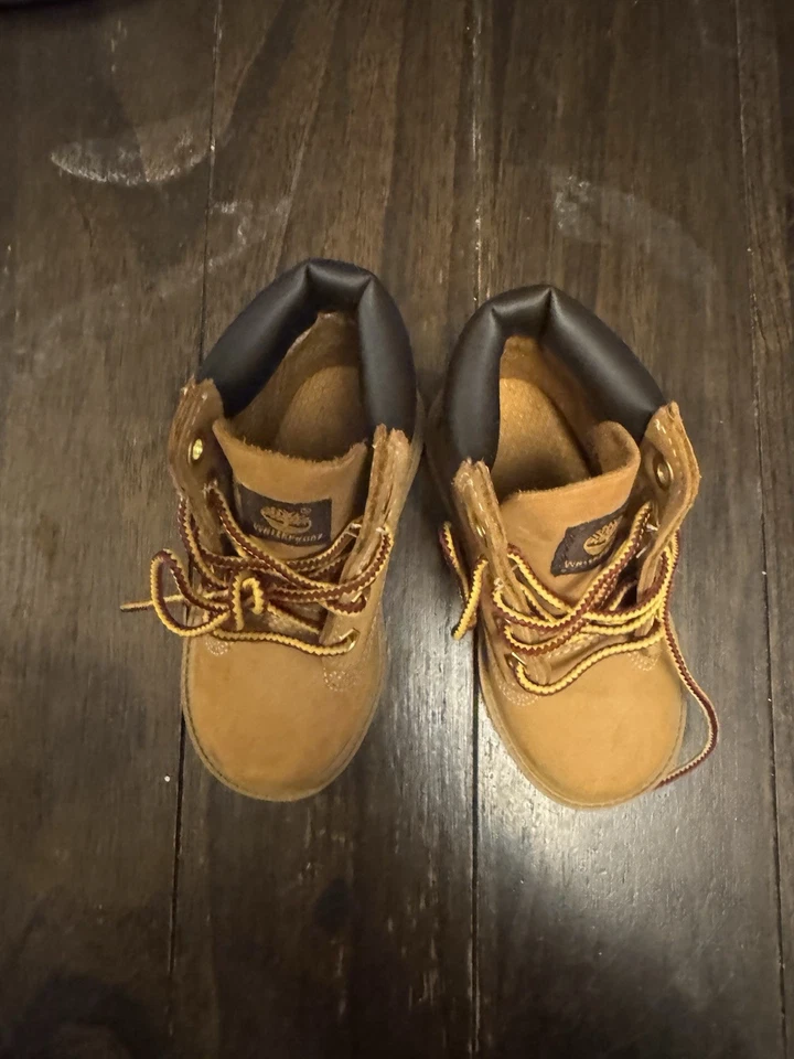 Timberland Botas Niño 6 Marrón Trigo Nubuck 6" Clásico Impermeable 12809 Foto 2 de 4