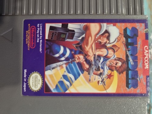 Strider Nintendo Nes Capcom Ntsc solo carrello Usa piccolo nick su etichetta - Foto 5 di 5