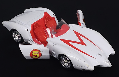 Hot Wheels 8" Speed Racer Movie Mach 5 Die Cast Auto Modellfahrzeug M5978 ~LESEN