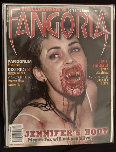 Fangoria Magazine #286, 238, 322 Rare "Jennifer's Body" Megan Fox, Chucky, ED