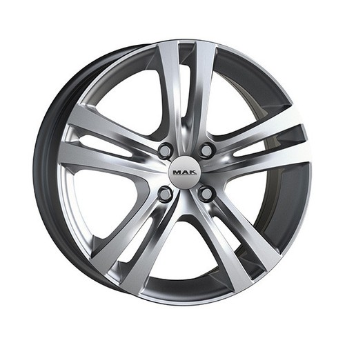 ALUFELGE MAK ZENITH FUR FIAT DOBLO N1 2000-2007 6.5X15 4X100 LIGHT TITAN OT4 - Bild 1 von 4