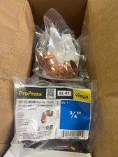 Lot of 20 - Viega ProPress 3/4 in. Press Copper 90° Elbow 77200