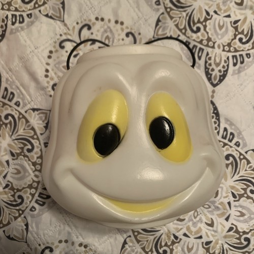 General Foam Ghost Halloween Blow Mold Trick Or Treat Candy Pail Bucket Vintage