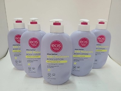 EOS Shea Better 24H Moisture Body Lotion Vanilla Cashmere - 5 PACKUNGEN POSTEN