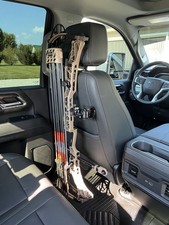 Bow Hanger. Universal Headrest Mount. Deer Hunting Sturdy and well made