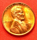 1950-P Lincoln Wheat Cent Penny GEM RED BU From an Original Bank Roll