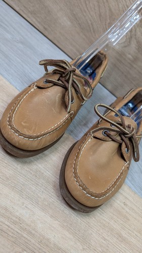 Sperry Topsider Bootsschuhe Damengröße 8,5 hellbraun Leder Sommer Urlaub Freizeit - Bild 3 von 14