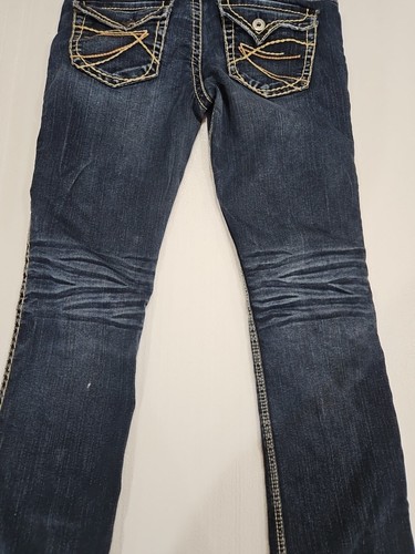 Silver Jeans Damen 31x32 McKenzie Slim Boot Cut Blau Dark Wash Denim - Bild 9 von 21