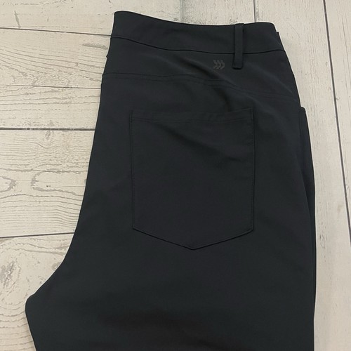 Pantaloni da golf All In Motion da uomo W36 x L32 neri traspiranti gamba dritta