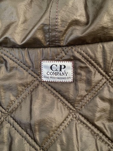 C.P. Company Brown Puffer Jacket Massimo Osti Vintage Mens L-XL EX Condition - Picture 23 of 24
