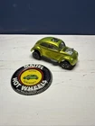 1967 Hot Wheels Redline Custom Volkswagen Antifreeze Green White Interior Button