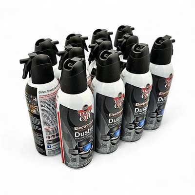 Falcon Dust-Off Compressed Gas Electronics Duster 10 oz - 12 Pack