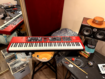 Nord Stage 3 Fully Weighted 88 Key Keyboard Synth w/Stand, OG Docs