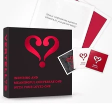 Vertellis Relationship Card Deck Game - For Couples Deeper Connection - Red Deck