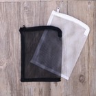 10 Pcs Nylon Mesh Filter Bags Zipper Filter Bag for Aquarium Garden Pond Filter
