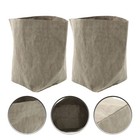  Papiertüte Kraftpapiertüten Waschbarer Kraftpapierbeutel Wiederverwendbare