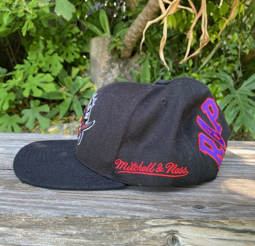Mitchell & Ness NBA Toronto Raptors Big Spell Out Bold Snapback Black Basketball - Picture 5 of 8