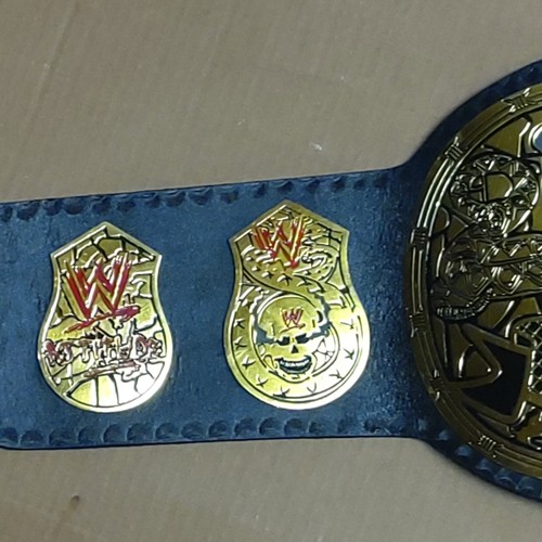SMOKING SKULL WORLD Wrestling CHAMPIONSHIP TITLE Replica Belt 2MM - Picture 2 of 12